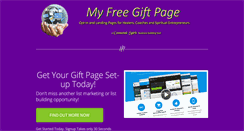 Desktop Screenshot of myfreegiftpage.com