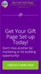 Mobile Screenshot of myfreegiftpage.com